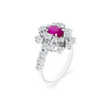 Ring Roman Gioielli Woman VENEZIA in White Gold Rubino 1.21 Ct VENEZIA-J-RUB - VENEZIA-J-RUB